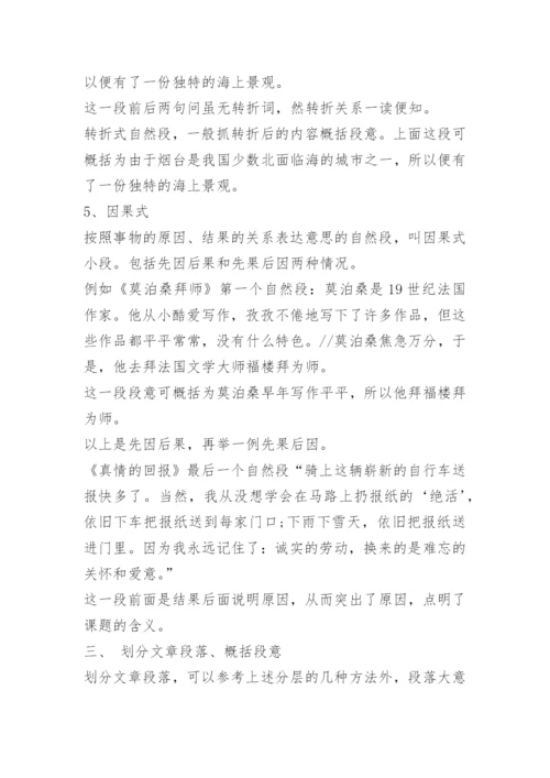 小学毕业考语文知识点2021.docx