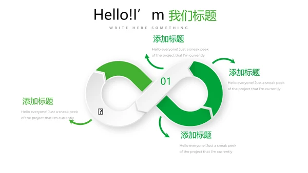 绿色公司产品介绍宣传通用PPT动态模板