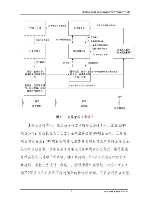 旅游环线公路项目ppp融资方案策划方案.docx