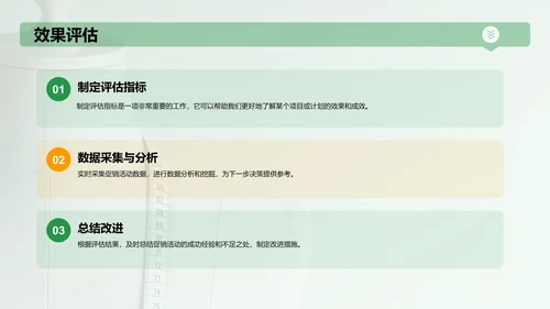 绿色服装销售线下促销提案PPT模板