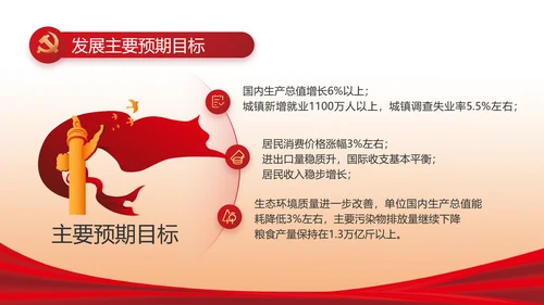 红色大气党风廉政反腐倡廉述职报告动态PPT