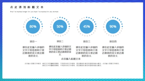 3D渐变卡通风商务工作汇报通用PPT模板