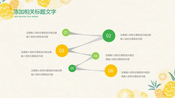 小清新卡通夏日教育培训ppt模板
