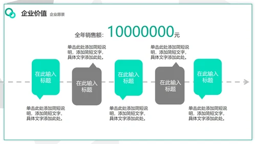 绿色实景几何切割企业文化宣传介绍PPT模板