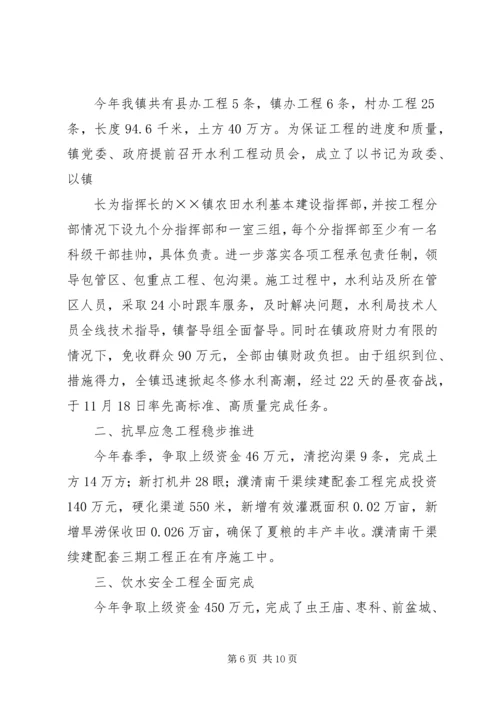 乡镇水利工作个人总结.docx