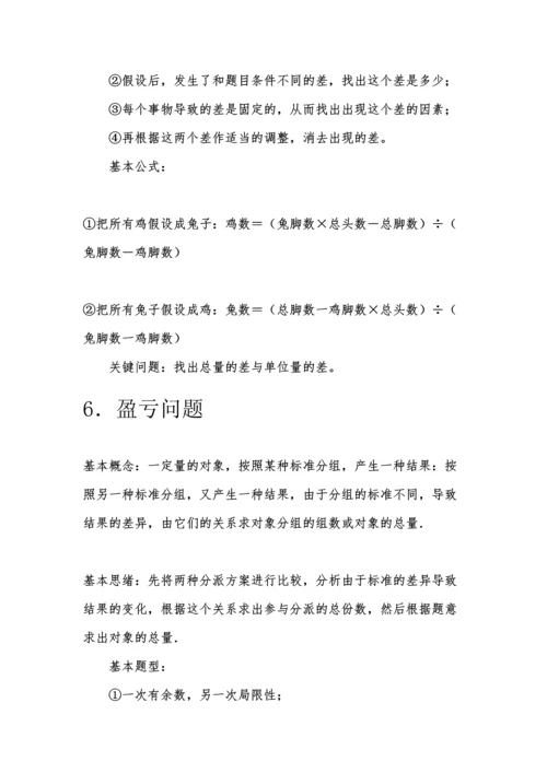 2023年小学奥数知识点大汇总.docx