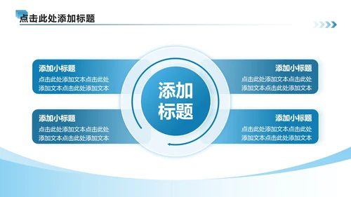 蓝色商务风航空公司企业介绍PPT模板