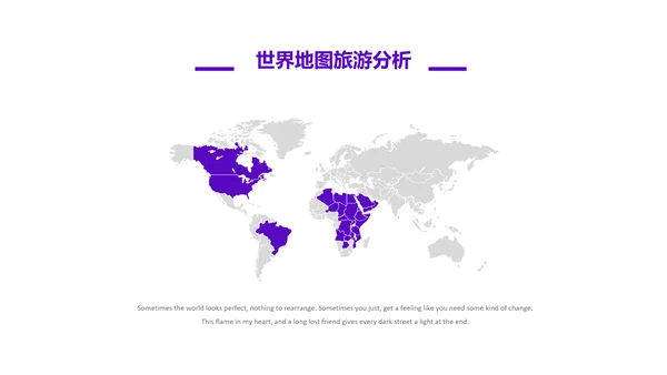 旅游景点旅行社旅行旅游行业动态PPT模板