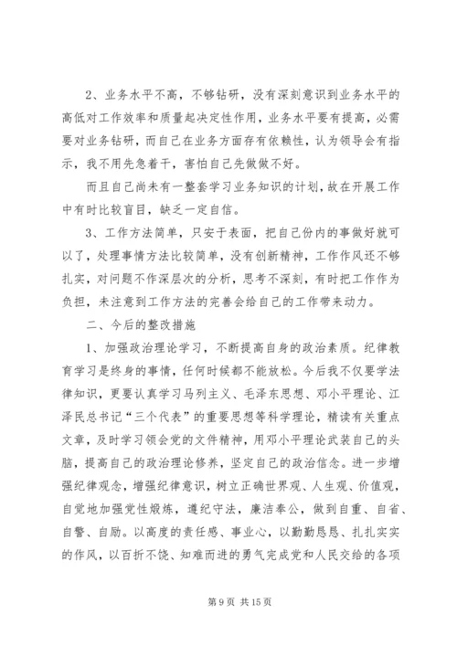 公司反腐倡廉个人材料剖析[样例5].docx