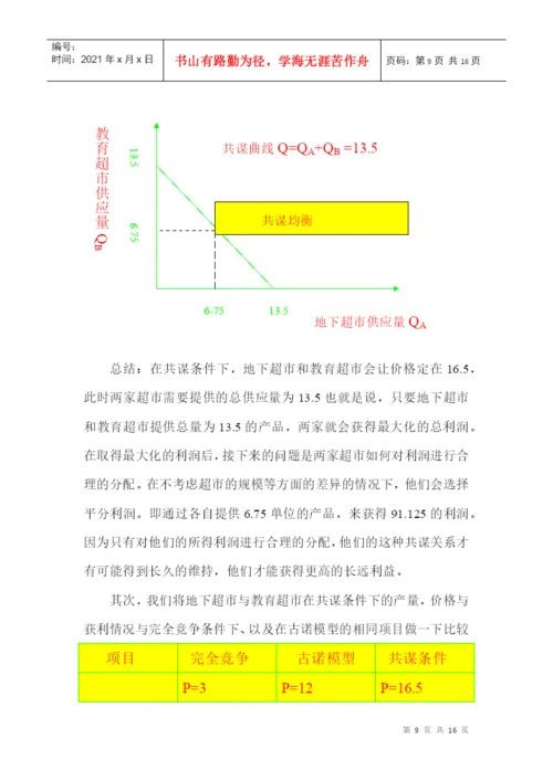 微观经济学论文.docx