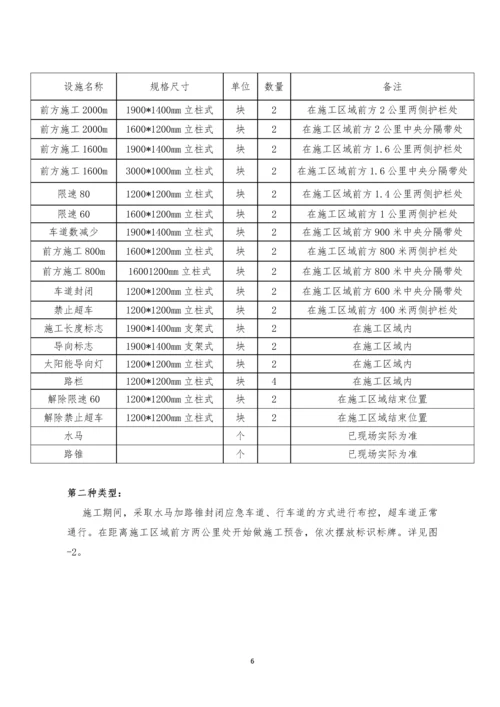 高速公路改扩建工程建保通工程施工方案交通布控及现场应急处置方案.docx