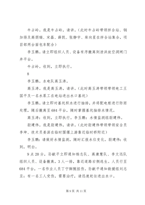 防洪演练预案方案20XX年 (5).docx