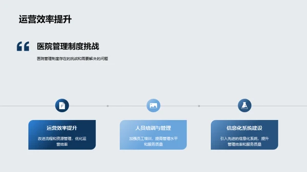 医院管理优化策略