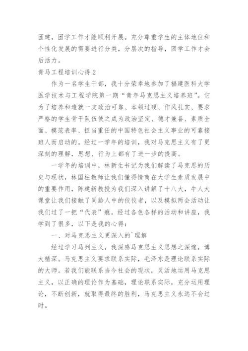 青马工程培训心得.docx