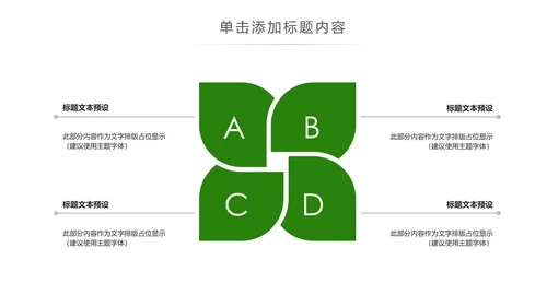 绿色森林植树造林林业木材园动态PPT模板