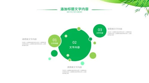 绿色低碳简约生态环保主题演讲汇报ppt模板