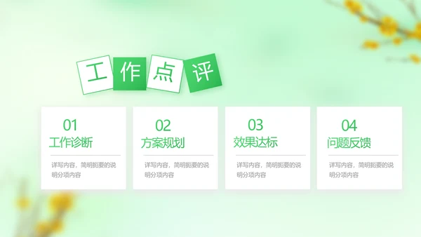 绿色清新春季旅游纪念册动态PPT模板