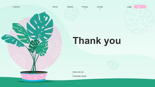 绿色小清新环保公益行业科普培训PPT主题