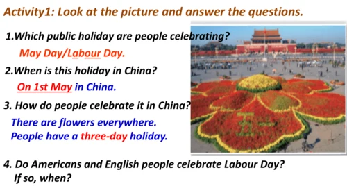 外研版九年级上册Module 2 Public holidays Unit 1听说课件＋音频(共23