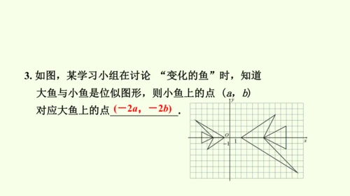 人教版数学九年级下册27.3 第2课时 坐标平面内的位似课件（23张PPT)