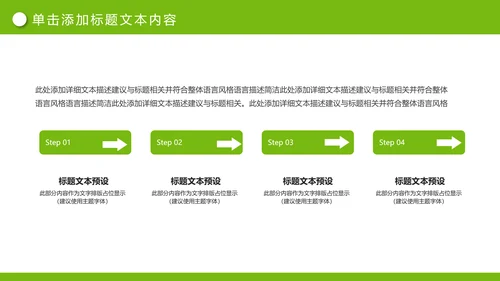 绿色清新节约用水公益宣传活动PPT模板