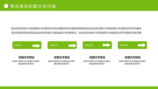 绿色清新节约用水公益宣传活动PPT模板