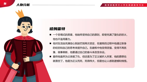 小学生阅读《王子复仇记》读书笔记PPT