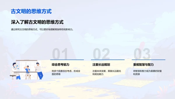 古文明影响解析PPT模板