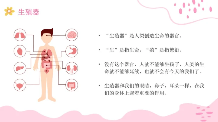 小学生性教育插画主题班会PPT课件