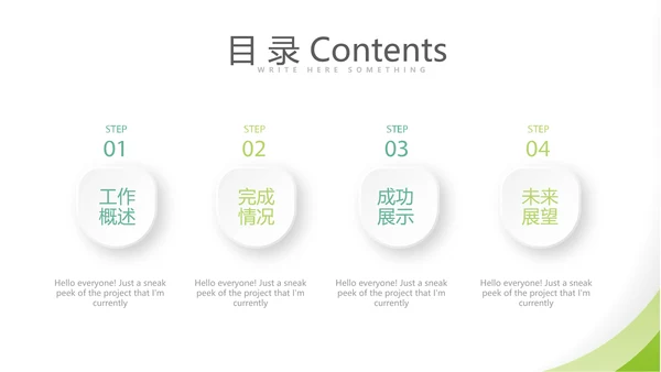 绿色清新简约大方医疗医药代表工作汇报动态PPT