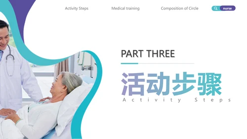 减少留置针穿刺次数商务蓝色PPT品管圈医疗质量管理品管圈