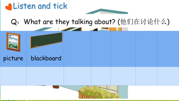 Unit 1 My classroom-Part A Let's talk & learn 课件(共