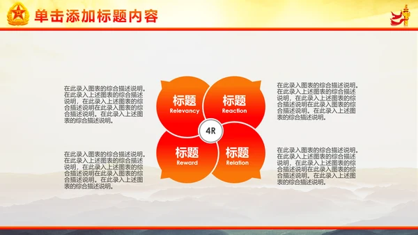 军事国防部队政治教育PPT模板