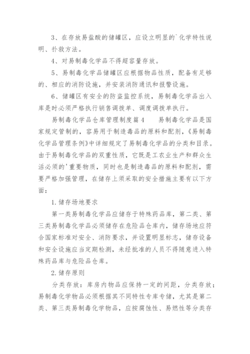 易制毒化学品仓库管理制度.docx