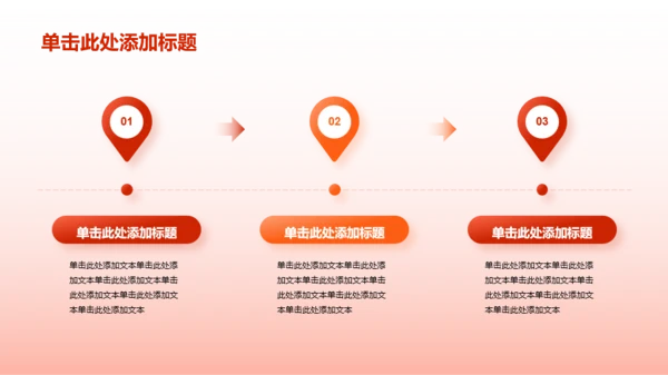 红色渐变强化学习PPT模板