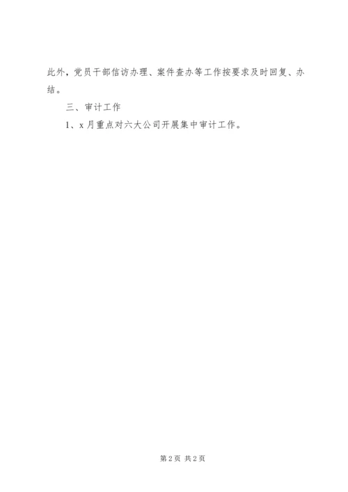 社区工作者月度工作计划范文.docx