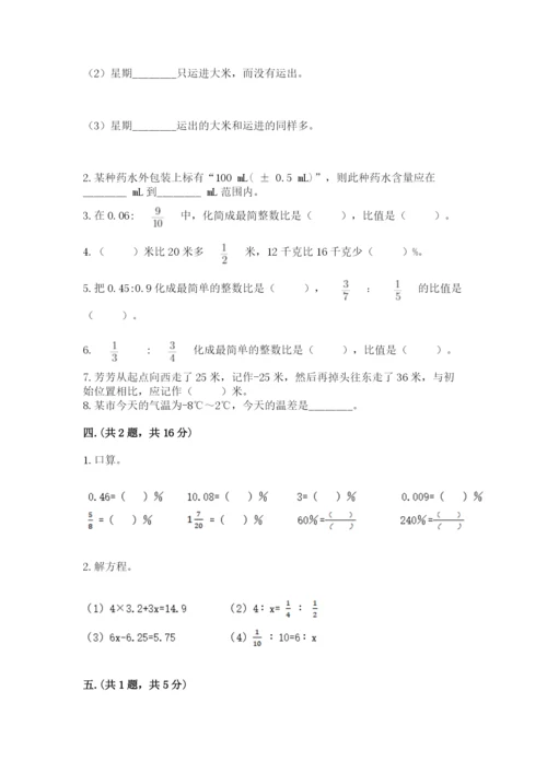 四川省【小升初】2023年小升初数学试卷【突破训练】.docx