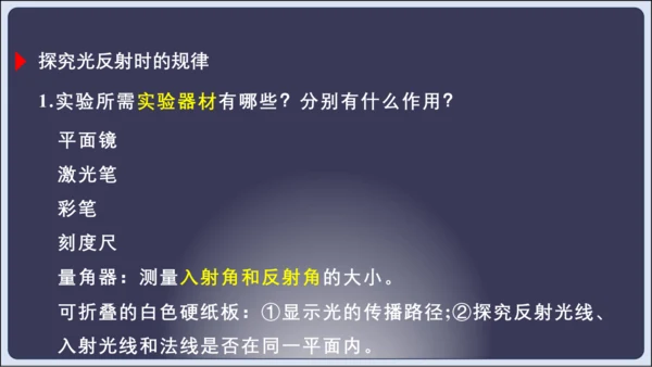 【人教2024版八上物理精彩课堂（课件）】4.6  第四章 光现象 章末复习