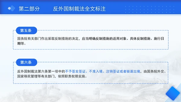 2025年中华人民共和国反外国制裁法要点解读PPT课件
