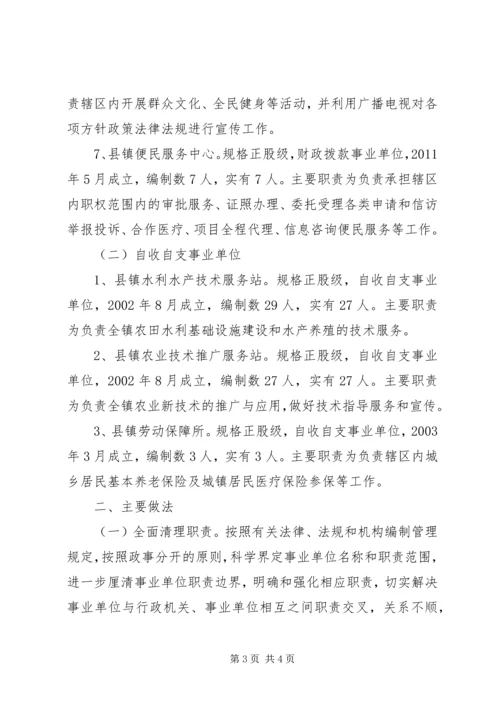 事业单位摸底核查自查报告.docx