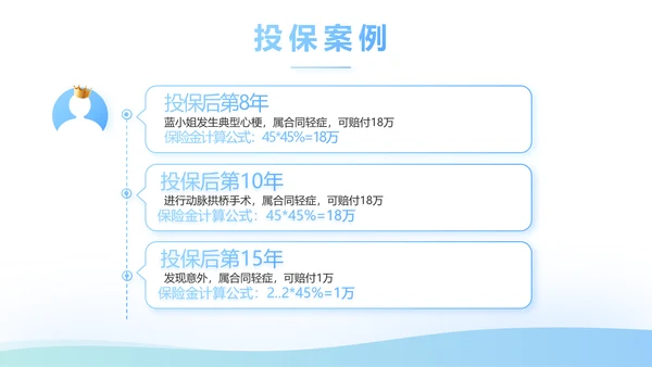 蓝色简约大方保险公司签约仪式总结动态PPT