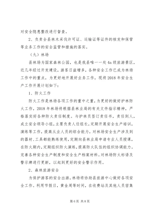 林业局安全生产监督检查计划.docx