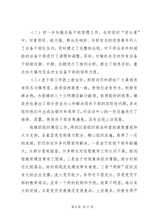 乡镇半年组织工作总结(精选多篇).docx