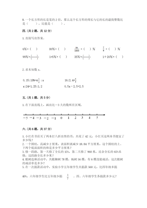 小学毕业班数学检测卷附完整答案【有一套】.docx