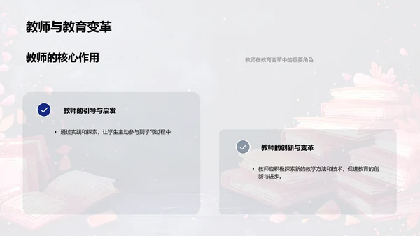 教师在教育创新中的作用PPT模板