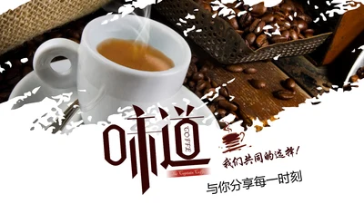 休闲下午茶美味咖啡厅介绍咖啡介绍PPT模板
