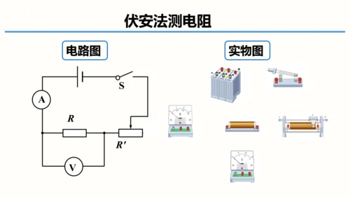 2023-2024学年九年级物理全一册同步精品课堂（人教版）17.3电阻的测量（课件）14页ppt