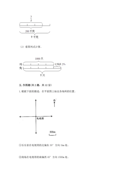 人教版六年级下册数学期末测试卷及参考答案（最新）.docx