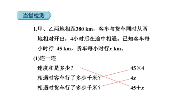 （2022秋季新教材）人教版 五年级数学上册5.15   用形如ax+bx=c的方程解决问题课件（共