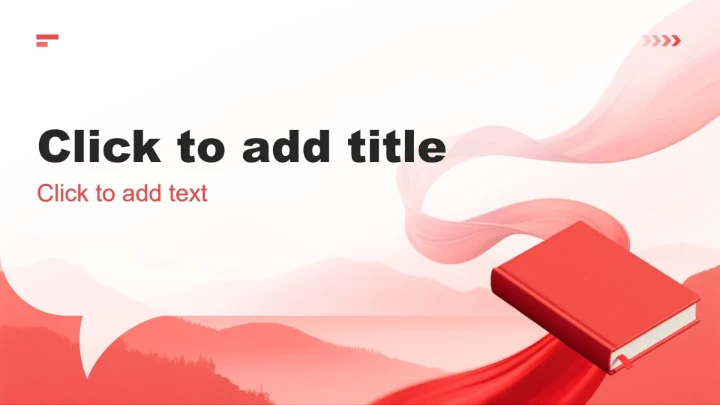 红色渐变党政风班委竞选演讲PPT主题模板